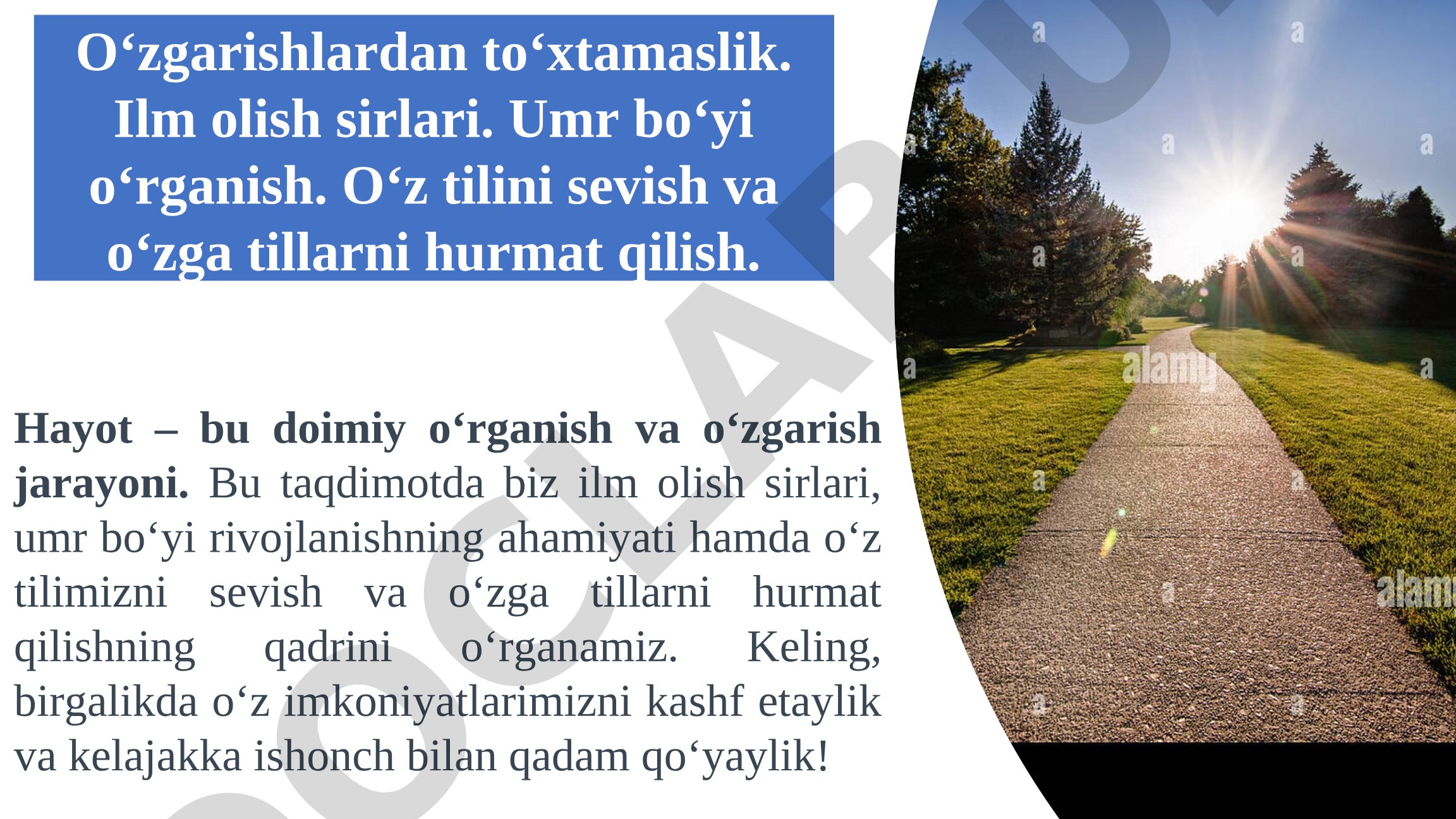Ilm olish sirlari va umr bo'yi o'rganishning ahamiyati