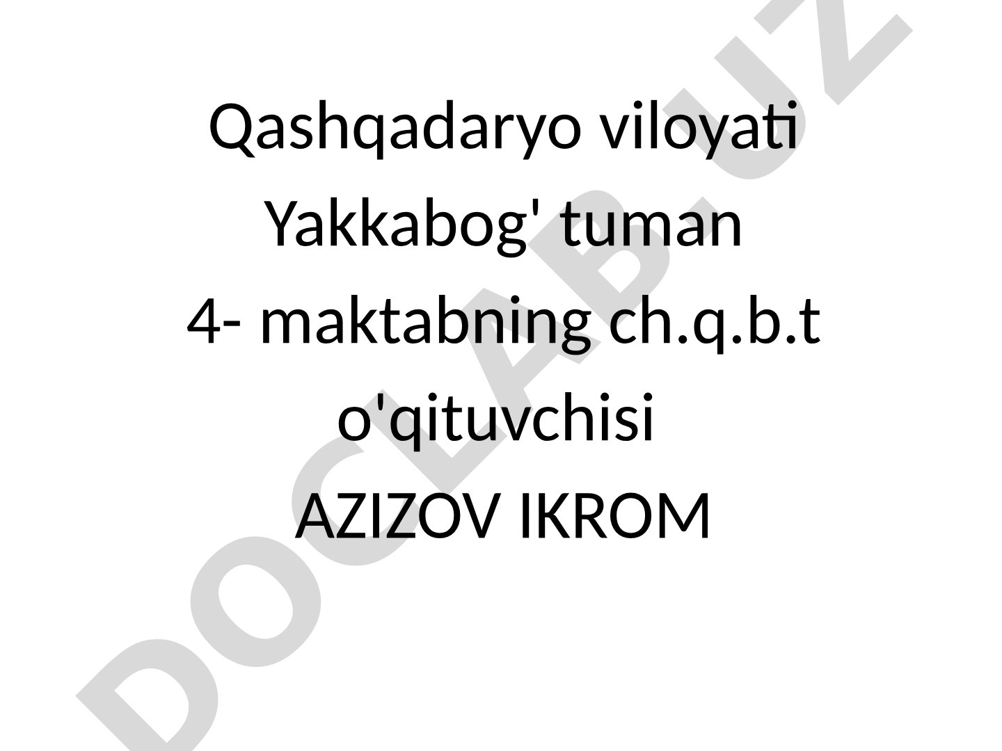 Suyaklar sinishida birinchi tibbiy yordam ko'rsatish