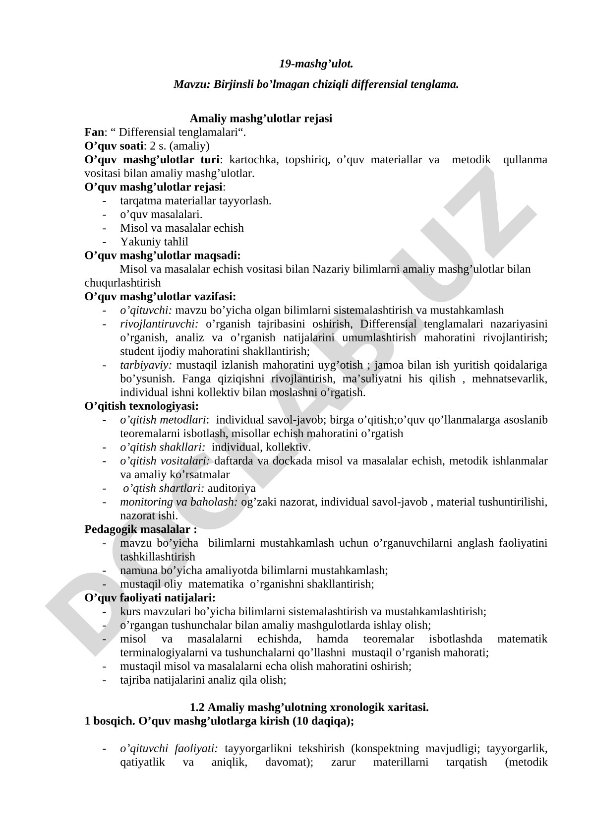 Hujjatlar uchun metadata yaratish qoidalari