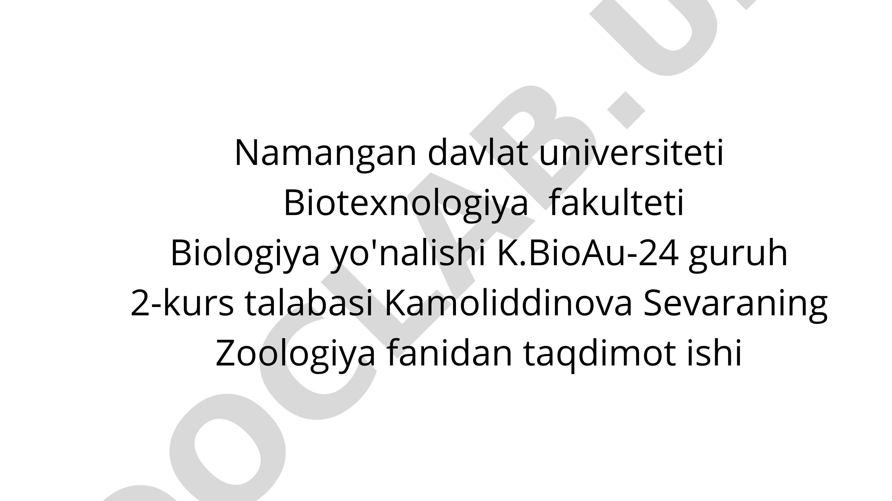 Tog'ayli va Suyakli baliqlarning morfologik va fiziologik xususiyatlariga qiyosiy tavsif