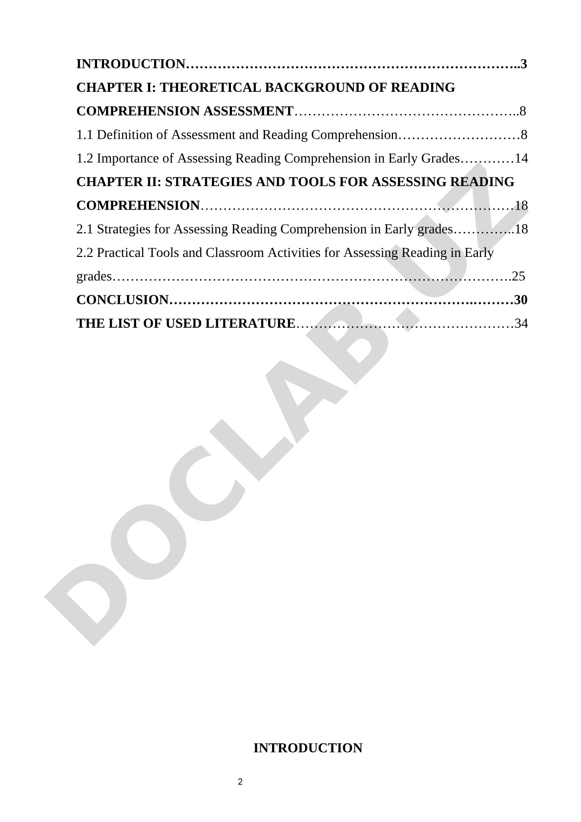 Assessing Reading Comprehension in Early Grades: Strategies and Tools