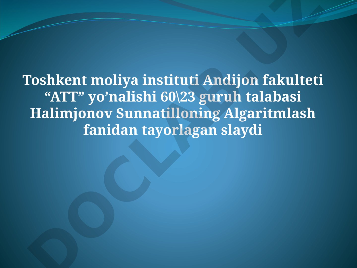 If operatori haqida tushuncha, else bilan ishlatish va misollar