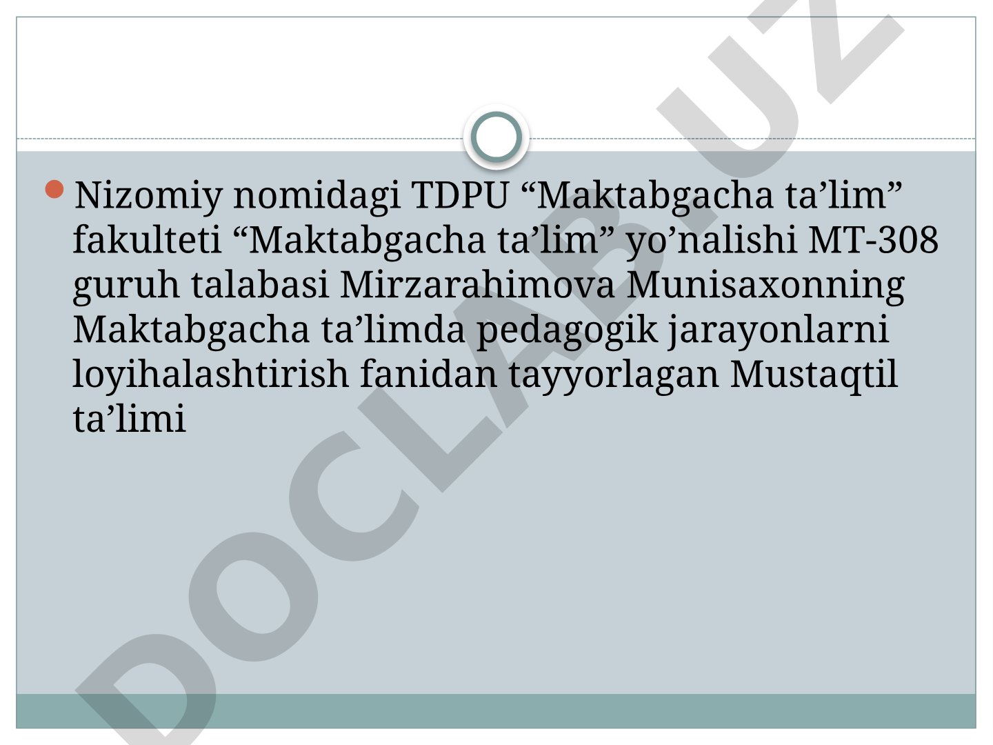 Pedagogik texnologiya tushunchasi va turlari haqida taqdimot