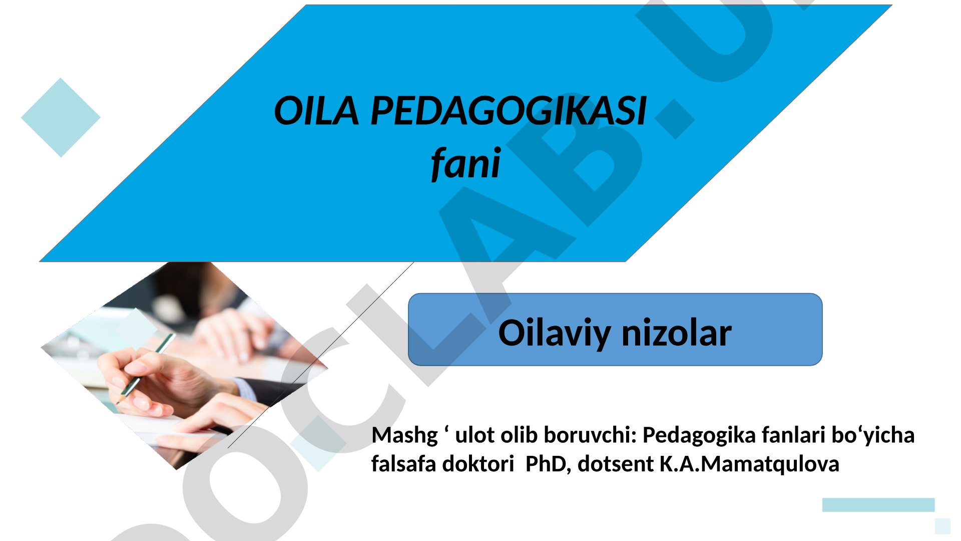 Oilaviy nizolar