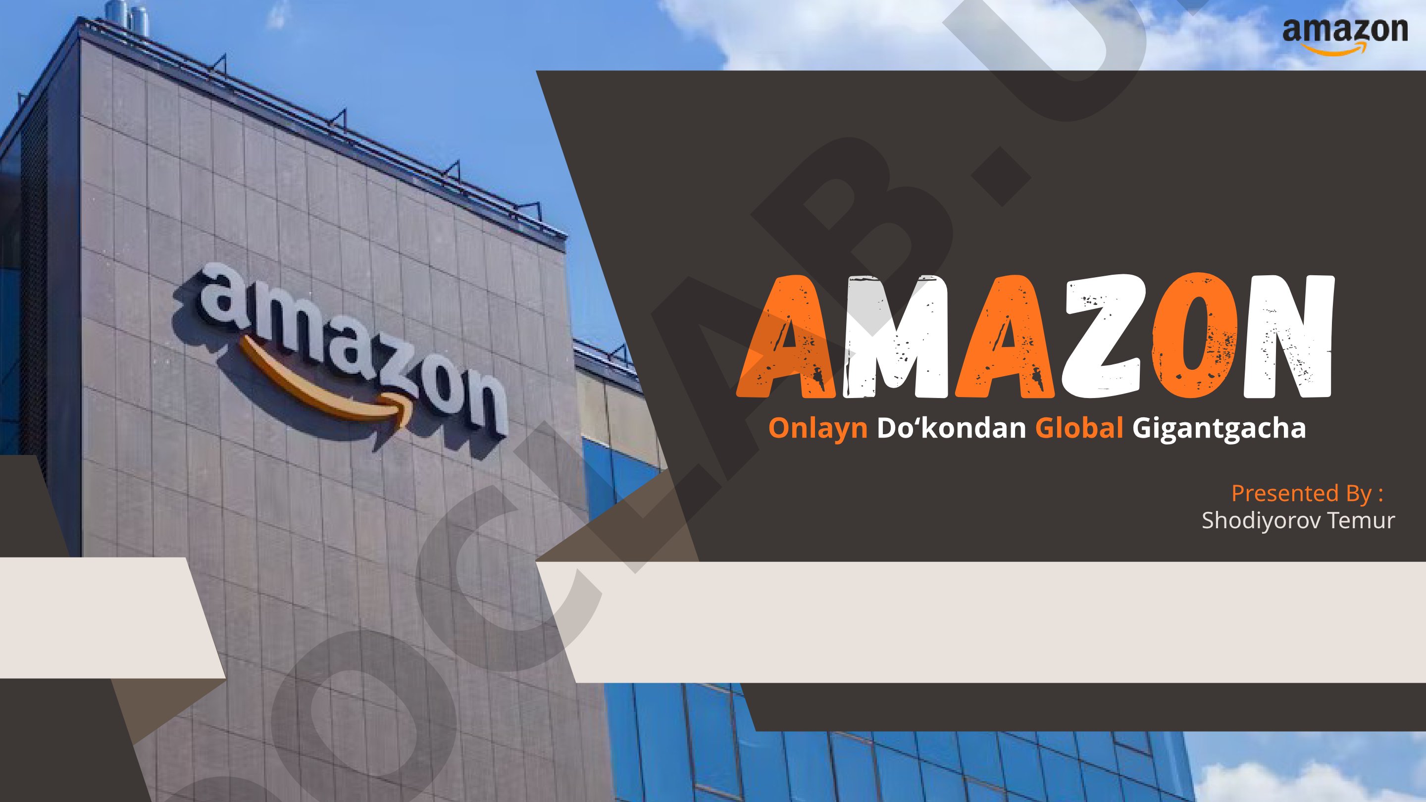 AMAZON Onlayn Do'kondan Global Gigantgacha