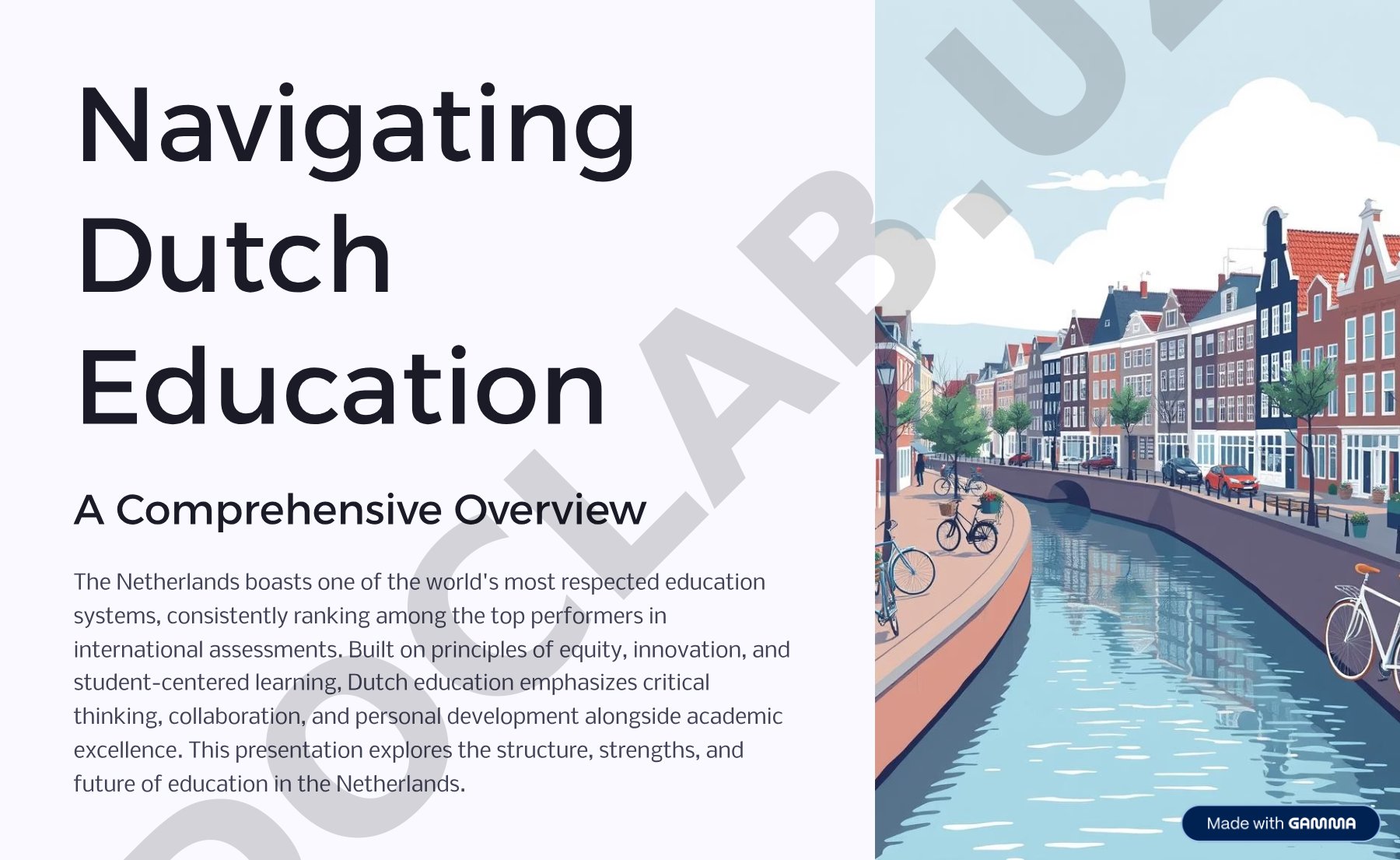 Navigating Dutch Education A Comprehensive Overview