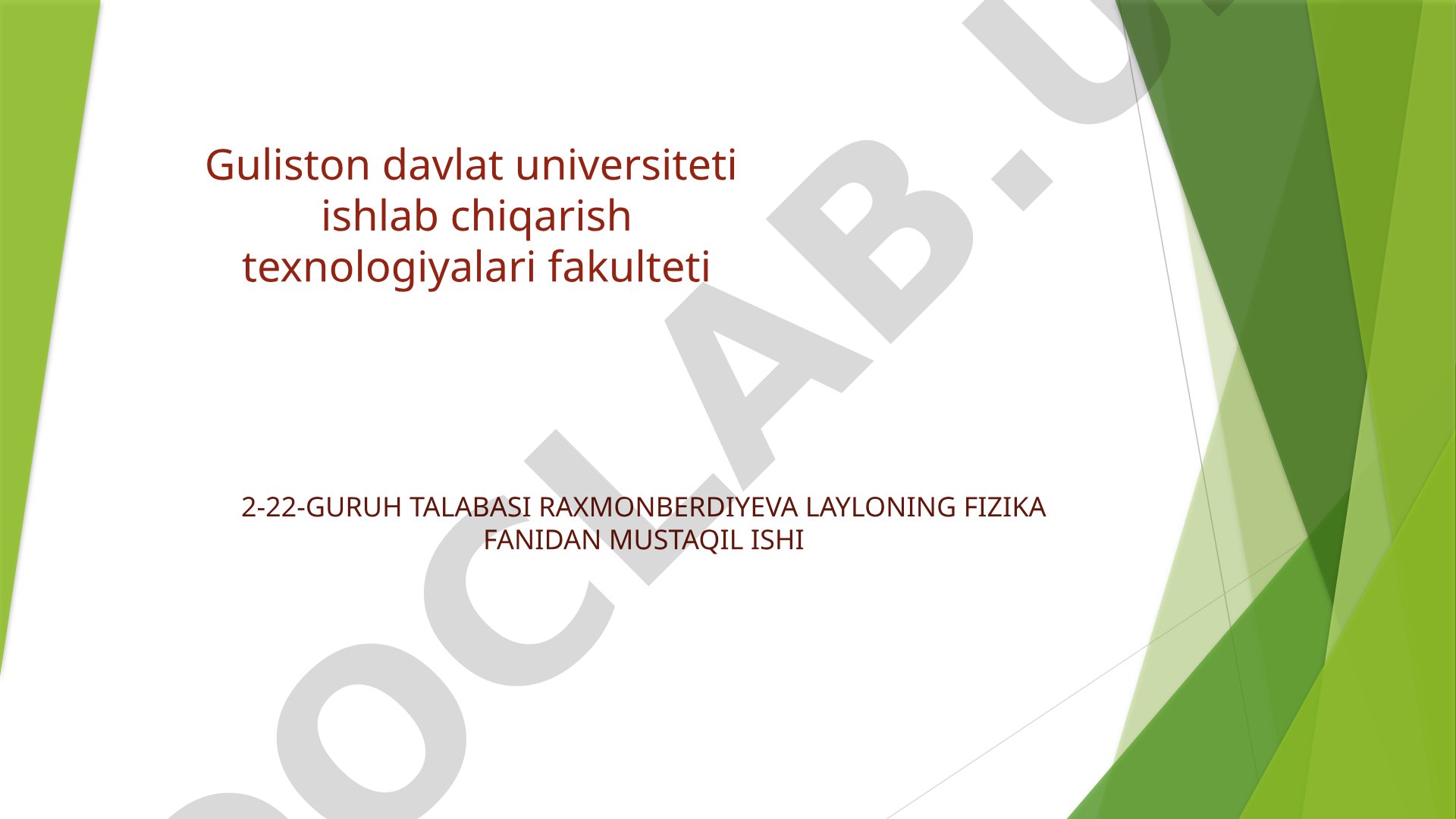 Yadrolarning bo'linishi va zanjir reaksiyalari