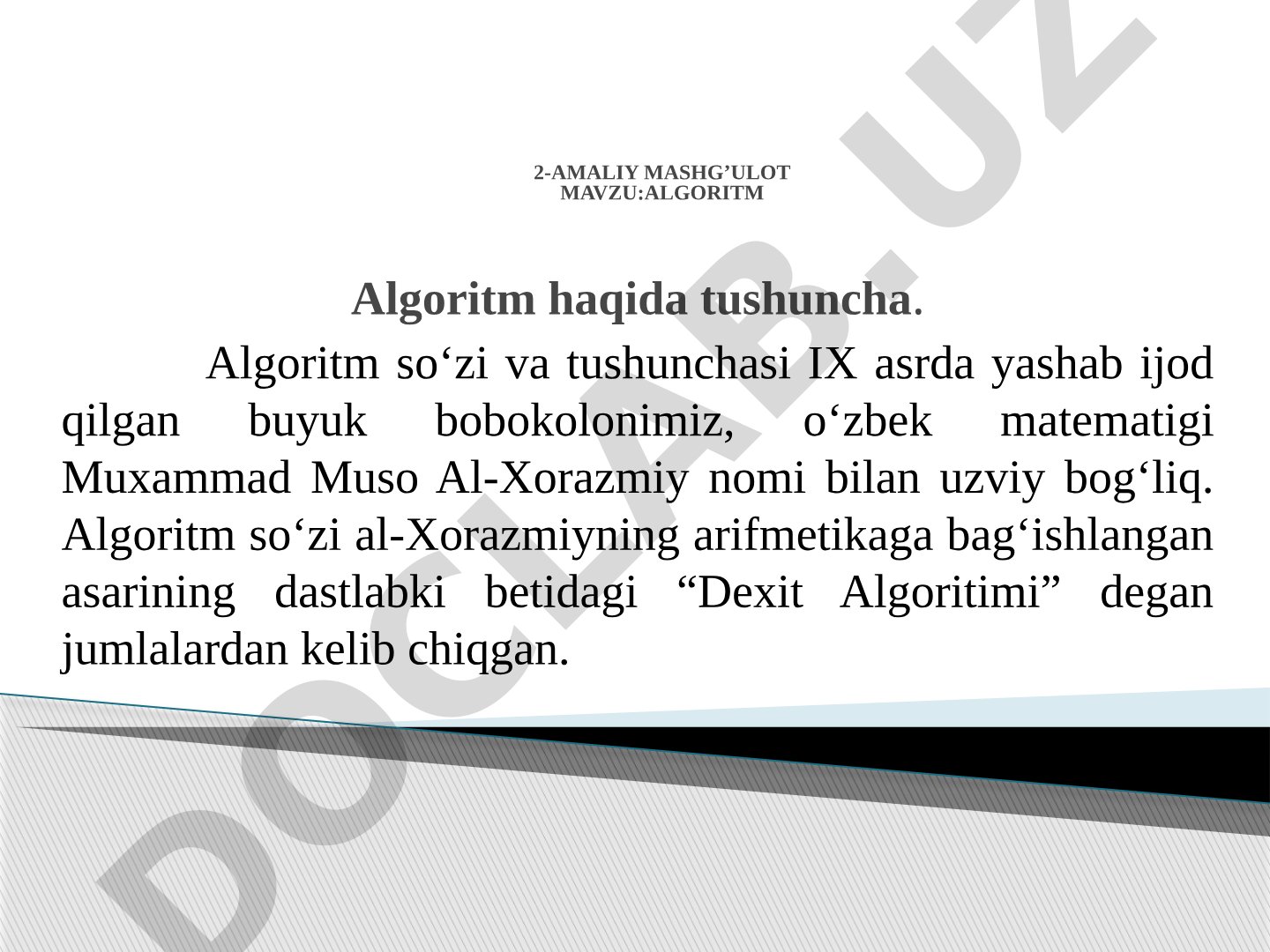 Algoritm