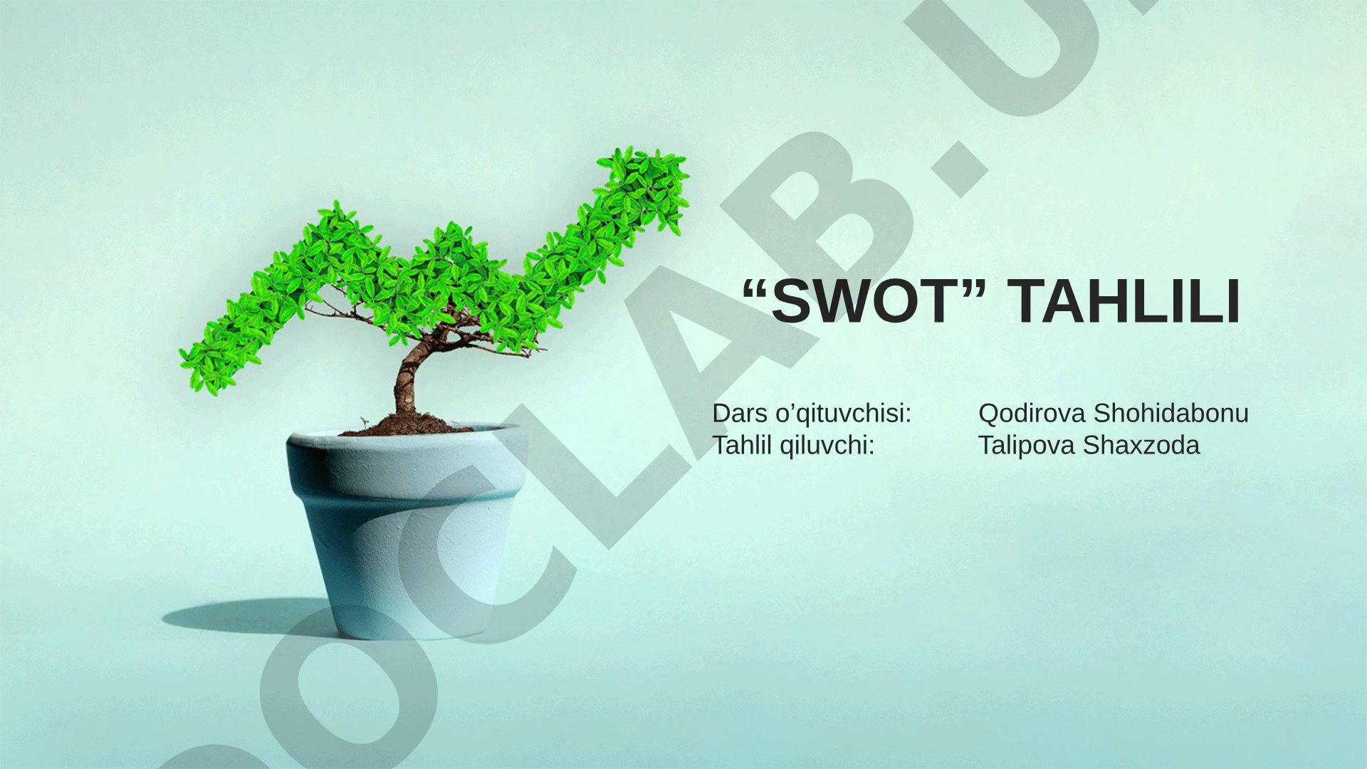 SWOT tahlili: Tasviriy san'at darsi