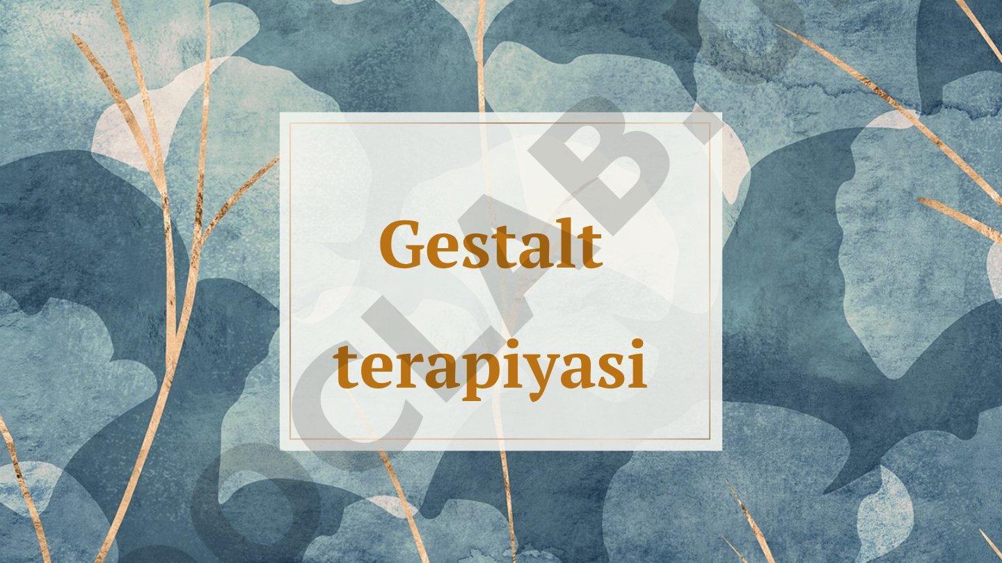 Gestalt terapiyasi, uning tamoyillari va asoschilari haqida taqdimot