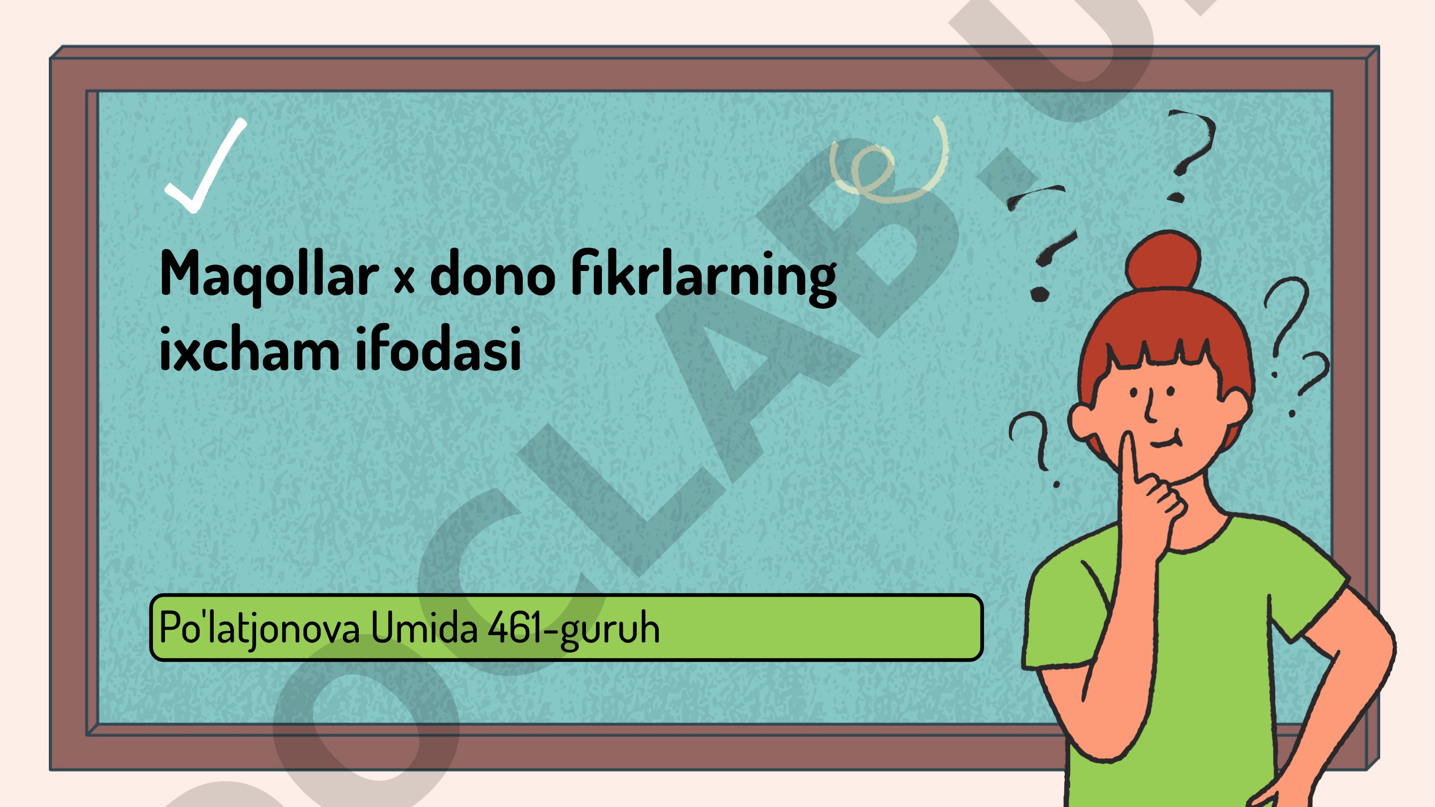 Maqollar – dono fikrlarning ixcham ifodasi