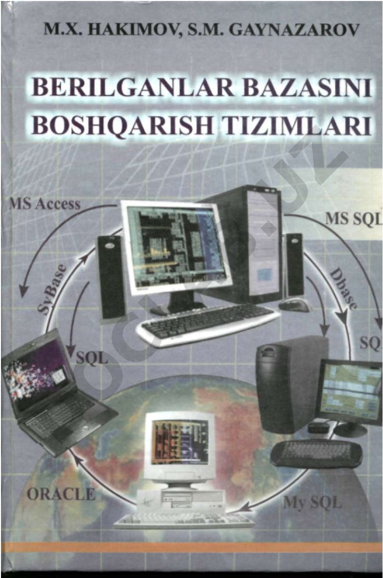 Berilganlar bazasini boshqarish tizimlari MS Access