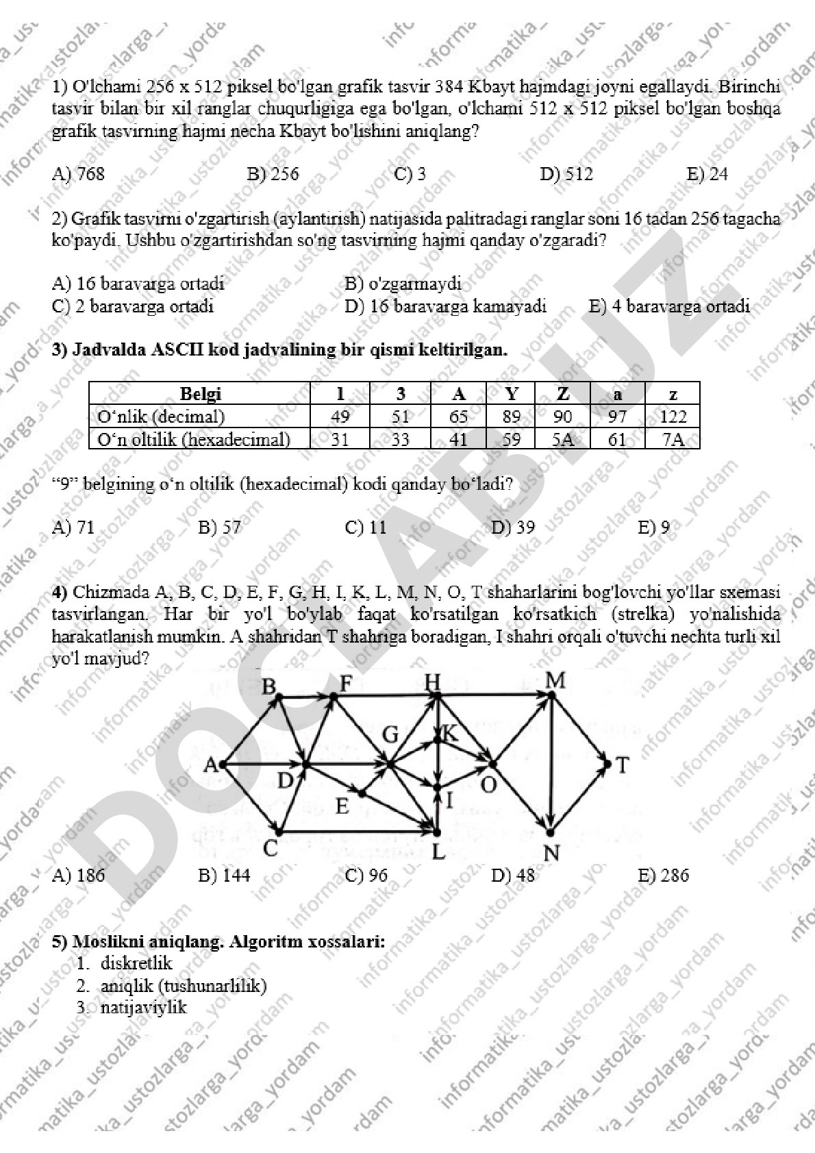 PDF with page numbers only