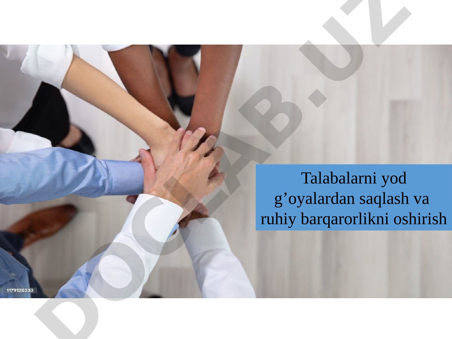 Talabalarni yod g'oyalardan saqlash va ruhiy barqarorlikni oshirish