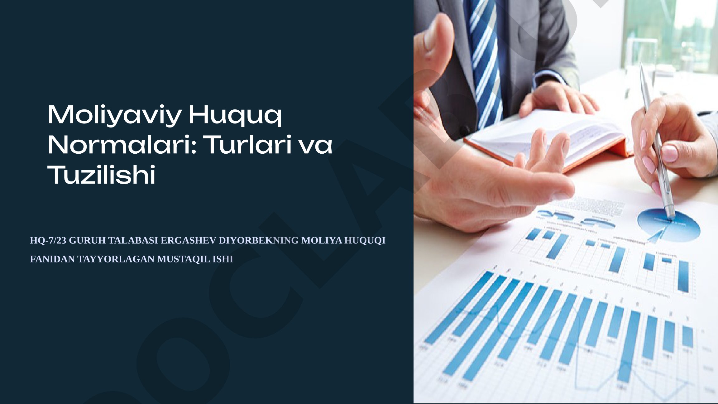 Moliyaviy Huquq Normalari: Turlari va Tuzilishi