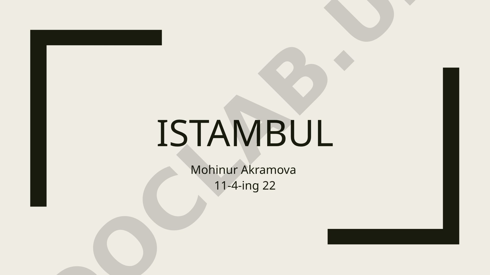 Istanbul