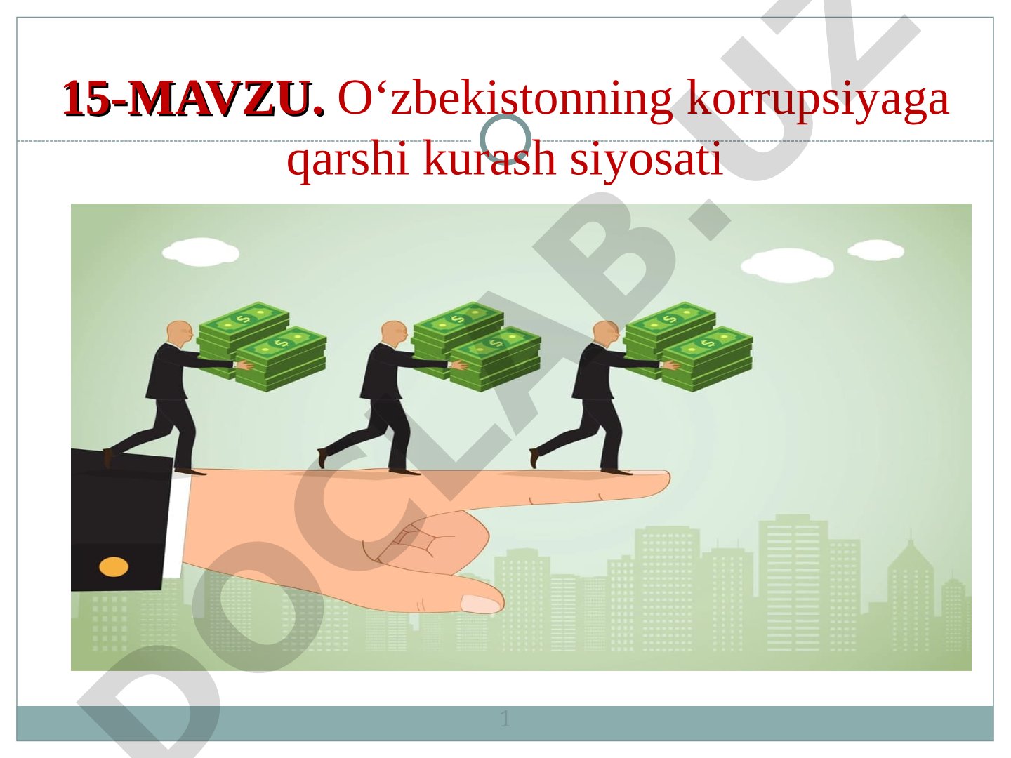 O‘zbekistonning korrupsiyaga qarshi kurash siyosati