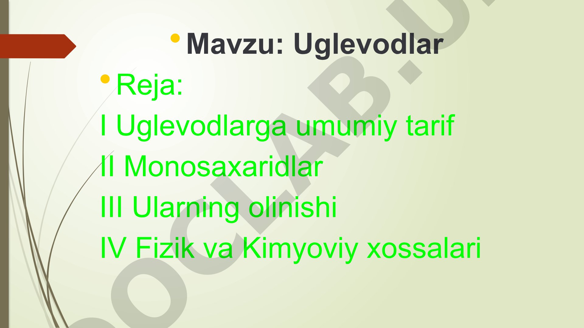 Uglevodlar