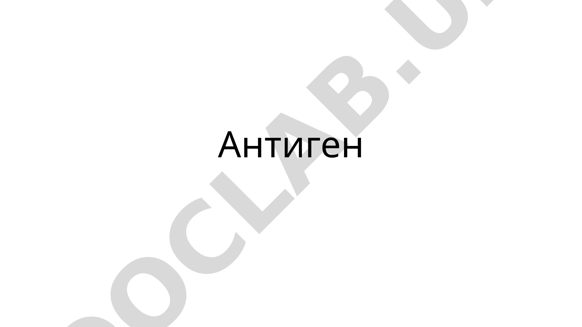 Антигены и молекулярные паттерны в иммунитете