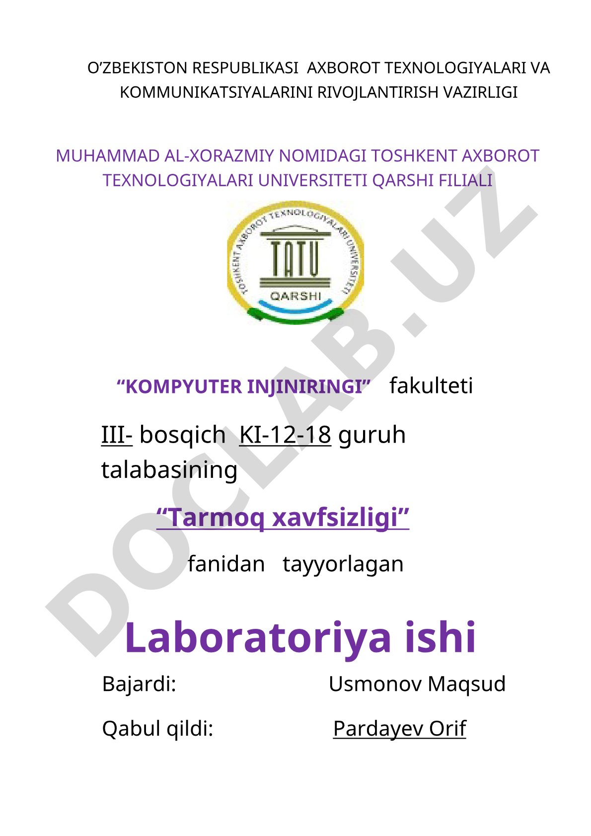 CISCO PACKET TRACER YORDAMIDA ROUTER QURILMASINI SOZLASH