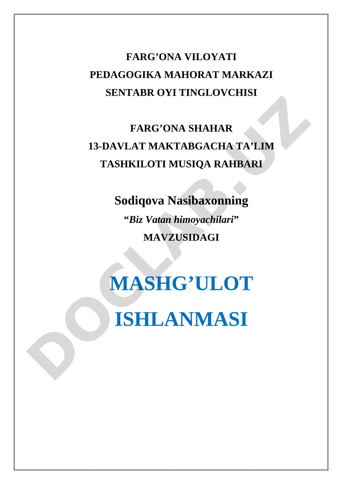 Biz Vatan himoyachilari