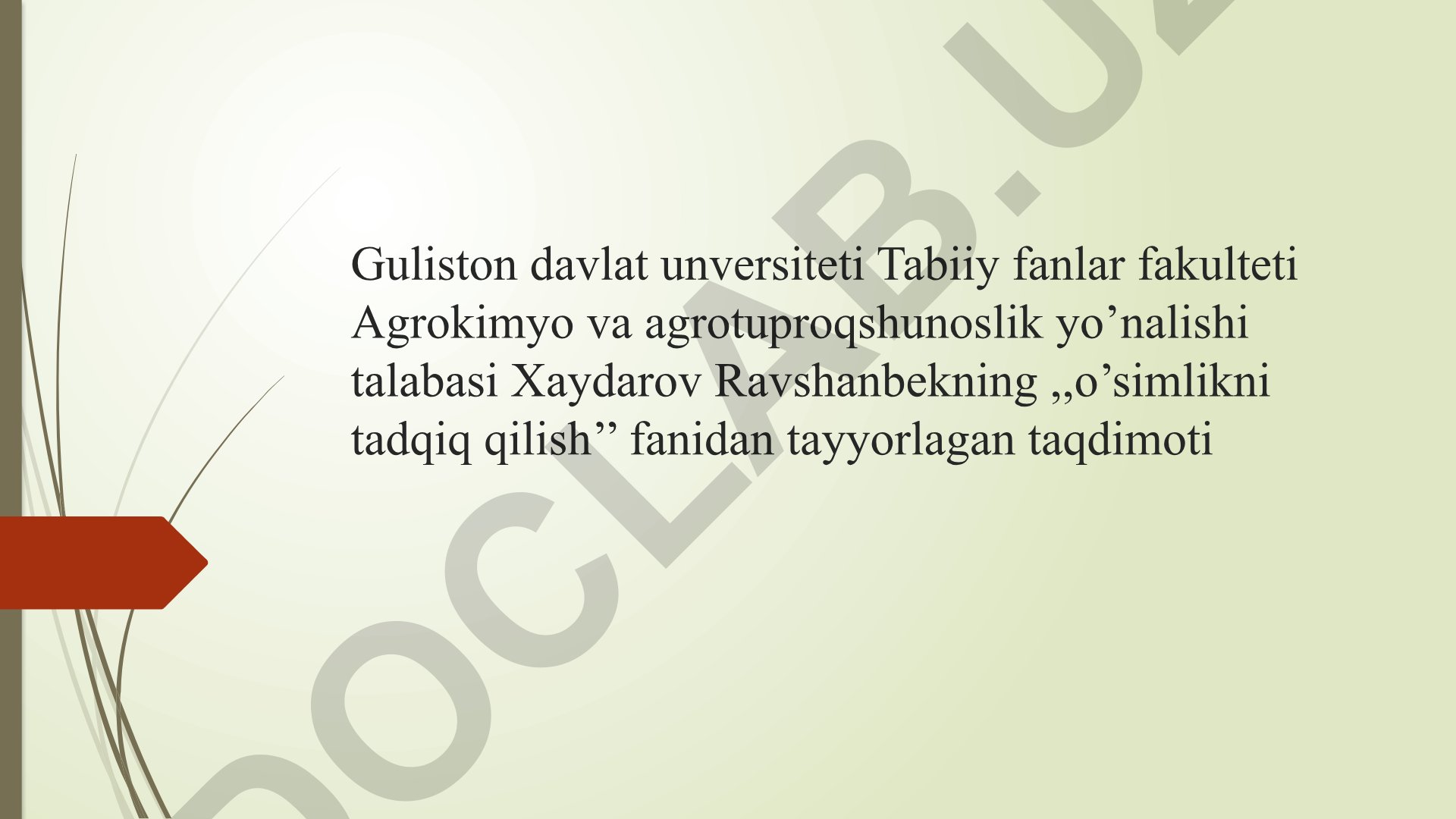 Lizimetr tajribalari