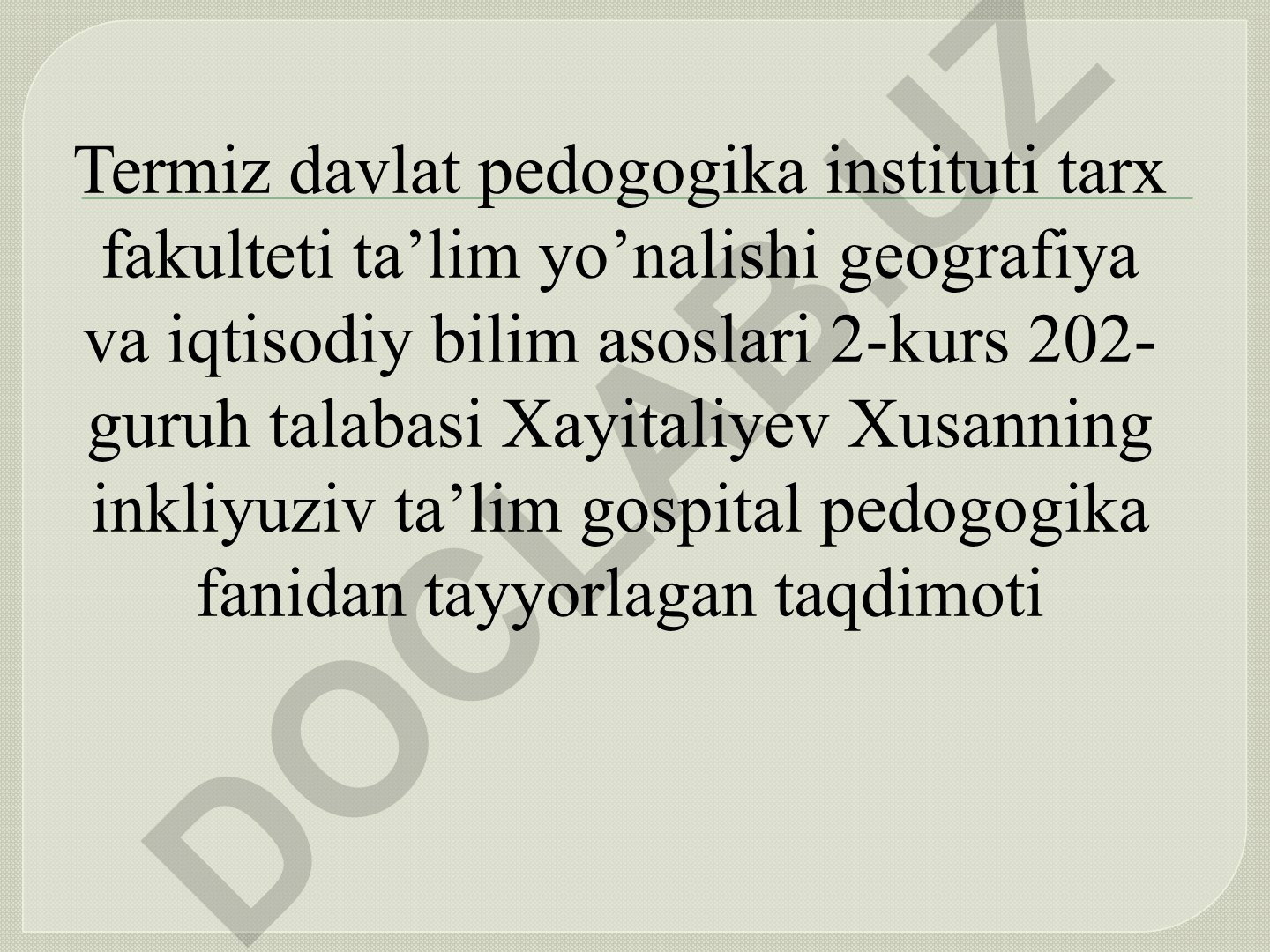 Turli yo‘nalishdagi ilmiy tadqiqotlarda inklyuziv ta’lim muammolarini o‘rganish