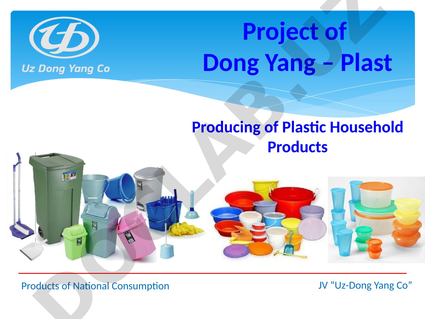 Joint Venture of the production of automobile interior parts of Uz-Dong Yang Co