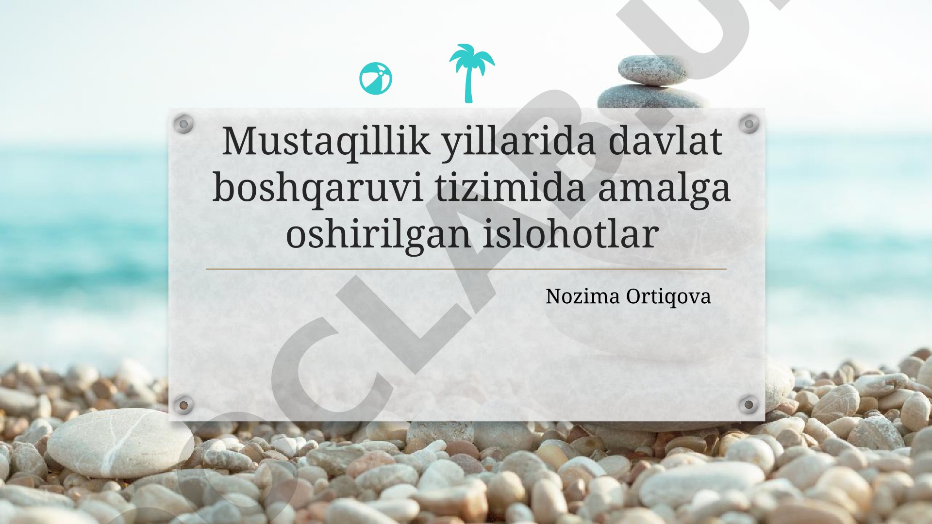 Mustaqillik yillarida davlat boshqaruvi tizimida amalga oshirilgan islohotlar