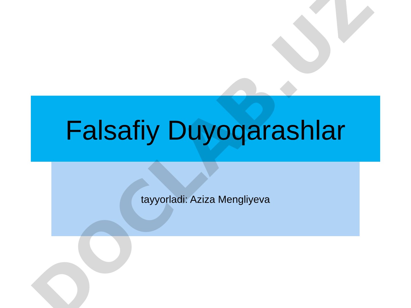 Falsafiy dunyoqarash tarkibi va e’tiqodning ahamiyati