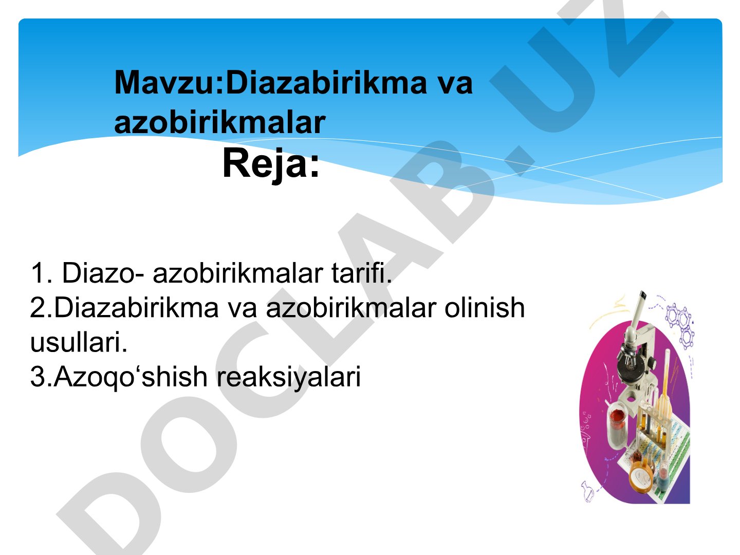 Diazabirikma va azobirikmalar