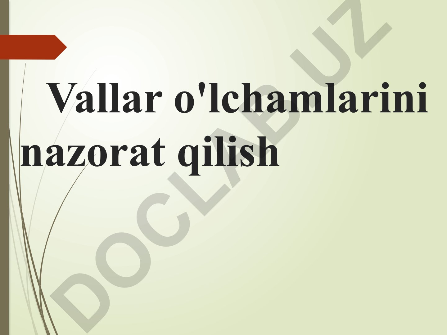 Vallar o'lchamlarini nazorat qilish va bardoshlik tushunchalari