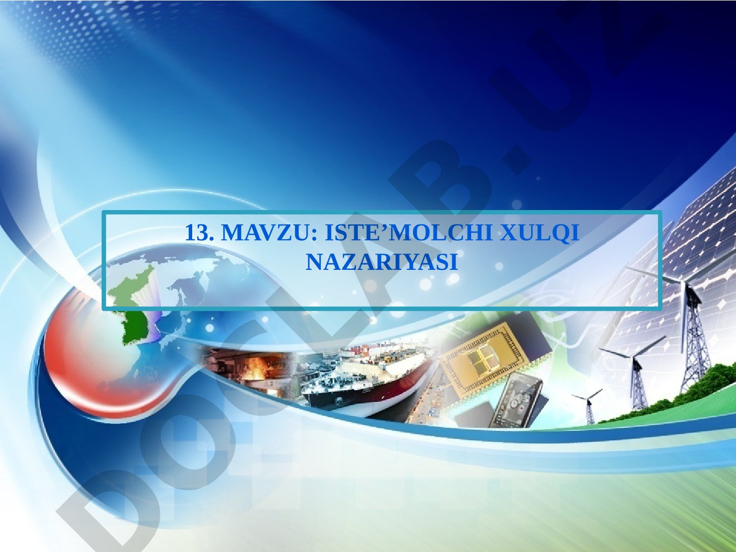 ISTE’MOLCHI XULQI NAZARIYASI