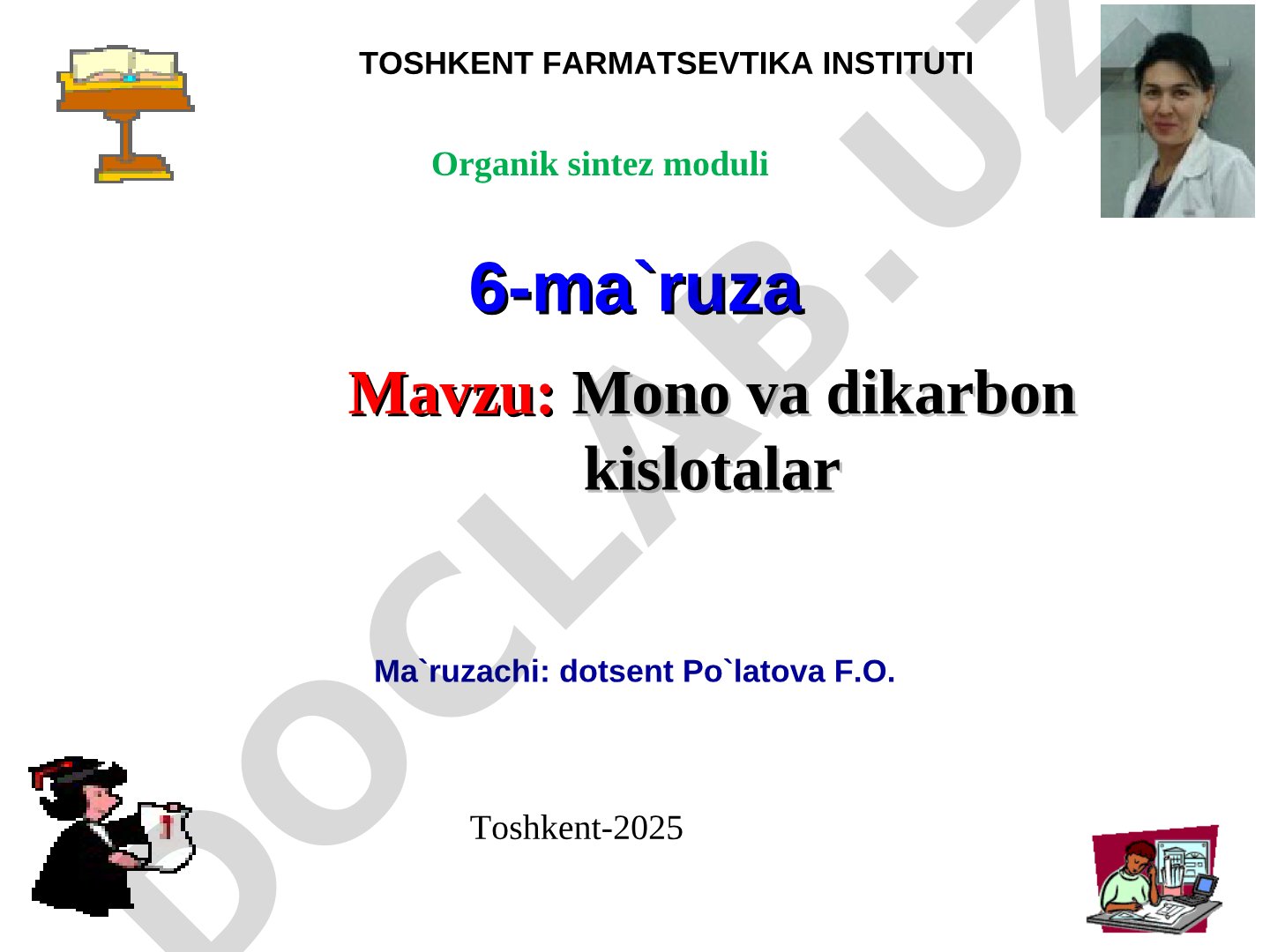 Mono va dikarbon kislotalar