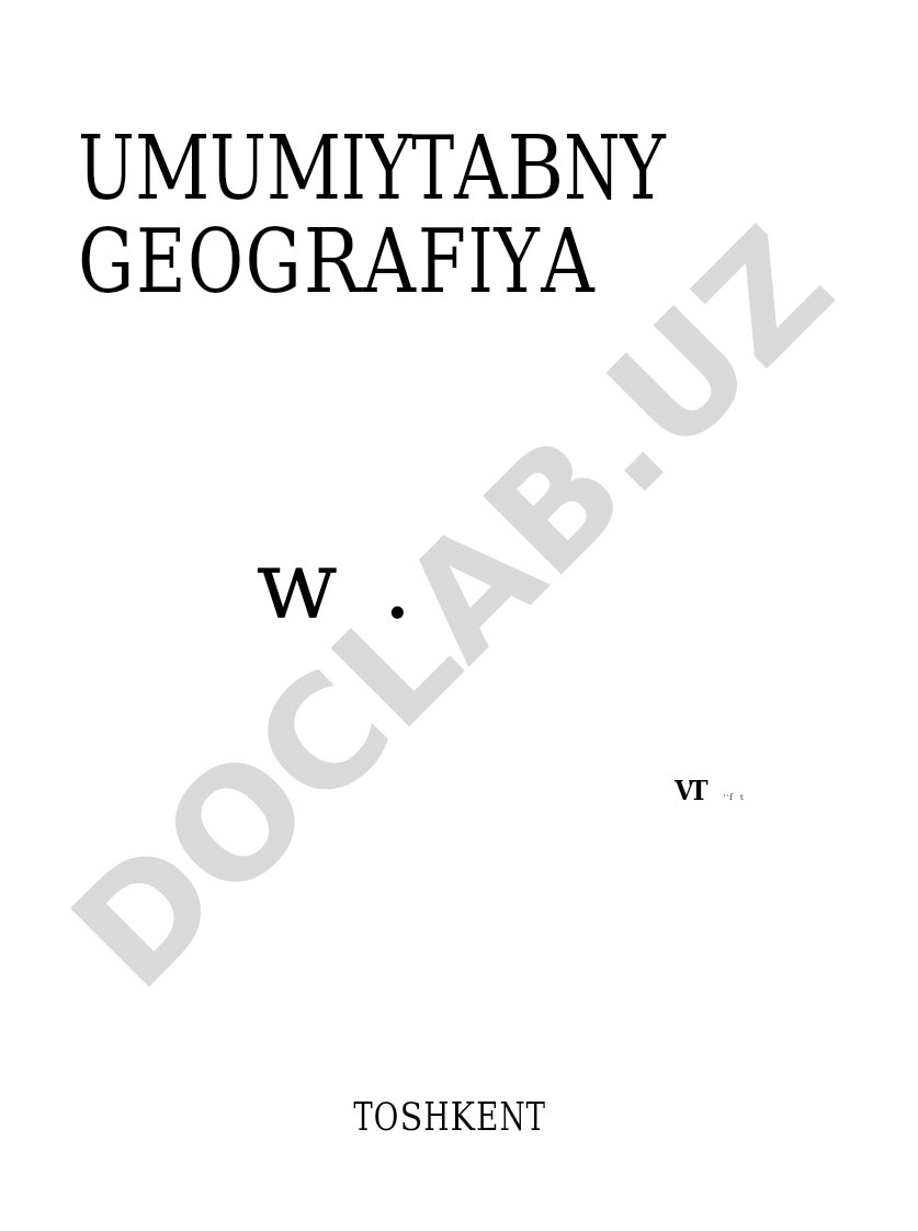 Umumiy tabiiy geografiya
