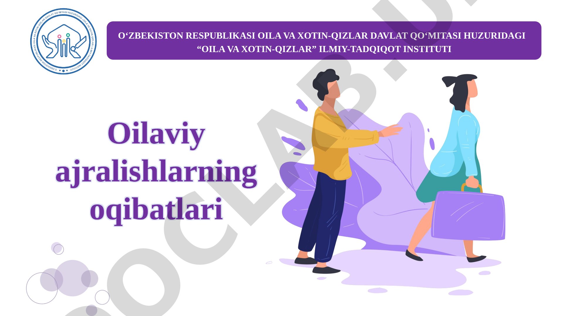 Oilaviy ajralishlarning oqibatlari