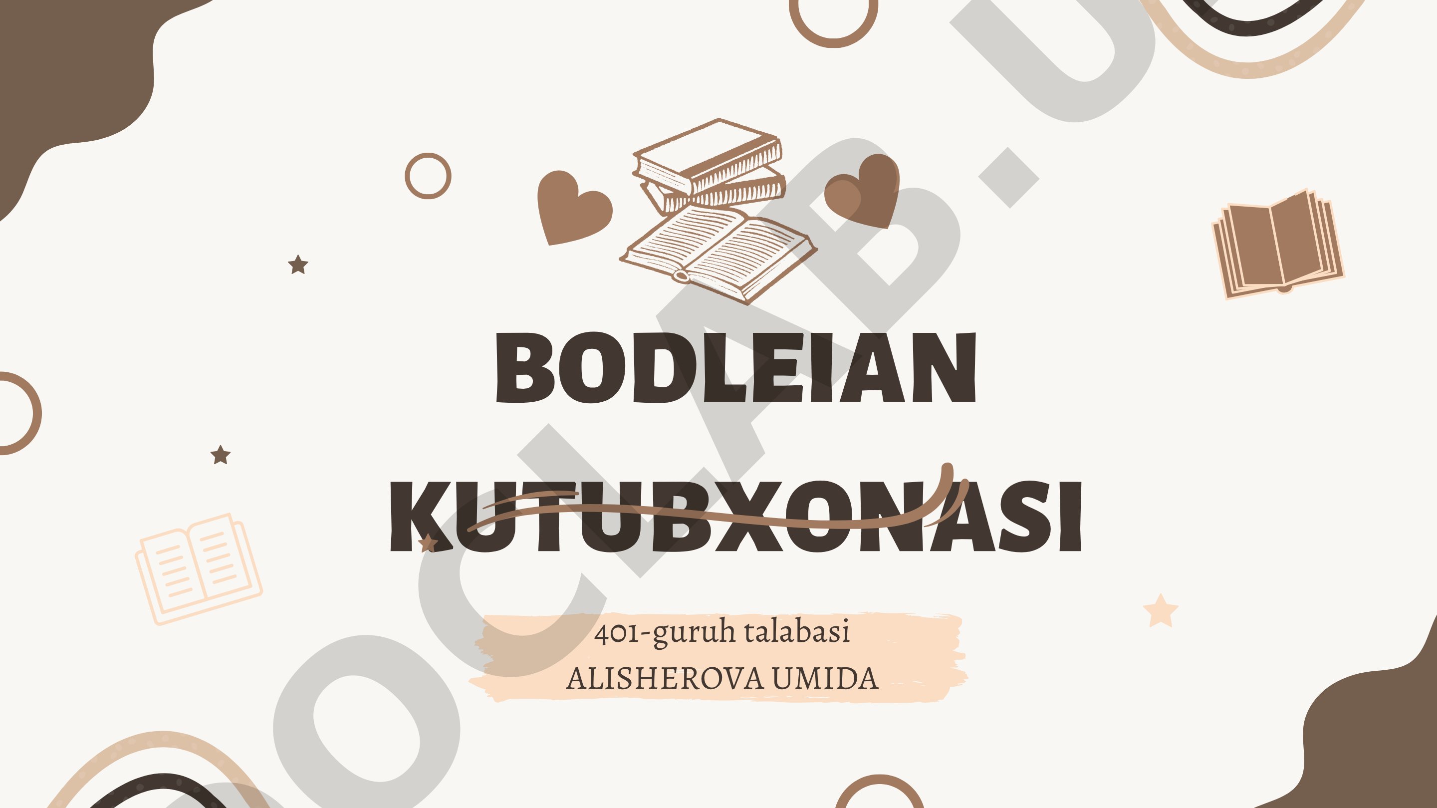 Bodleian kutubxonasi