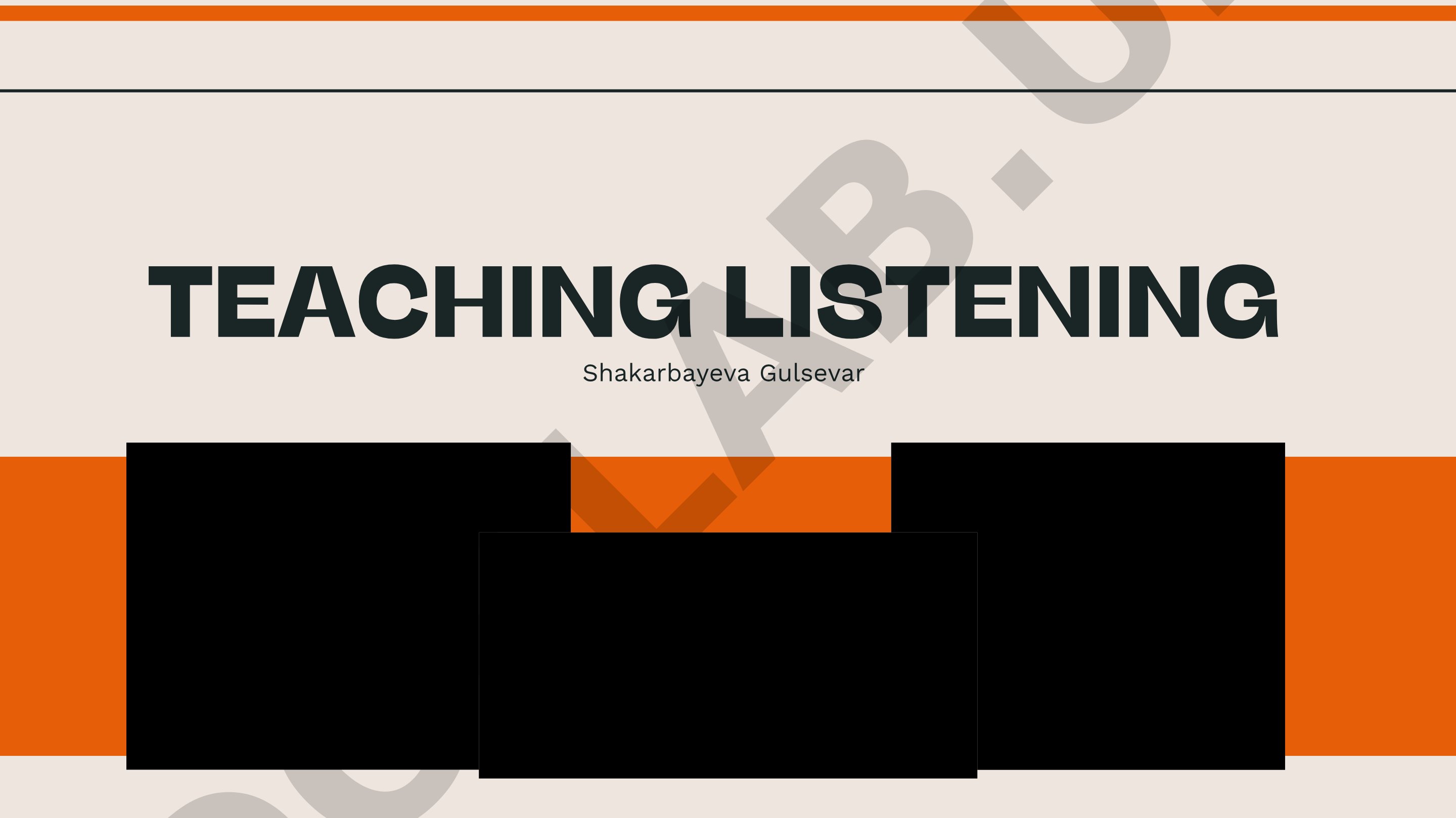 Explains importance of listening in English learning, types, problems, and solutions