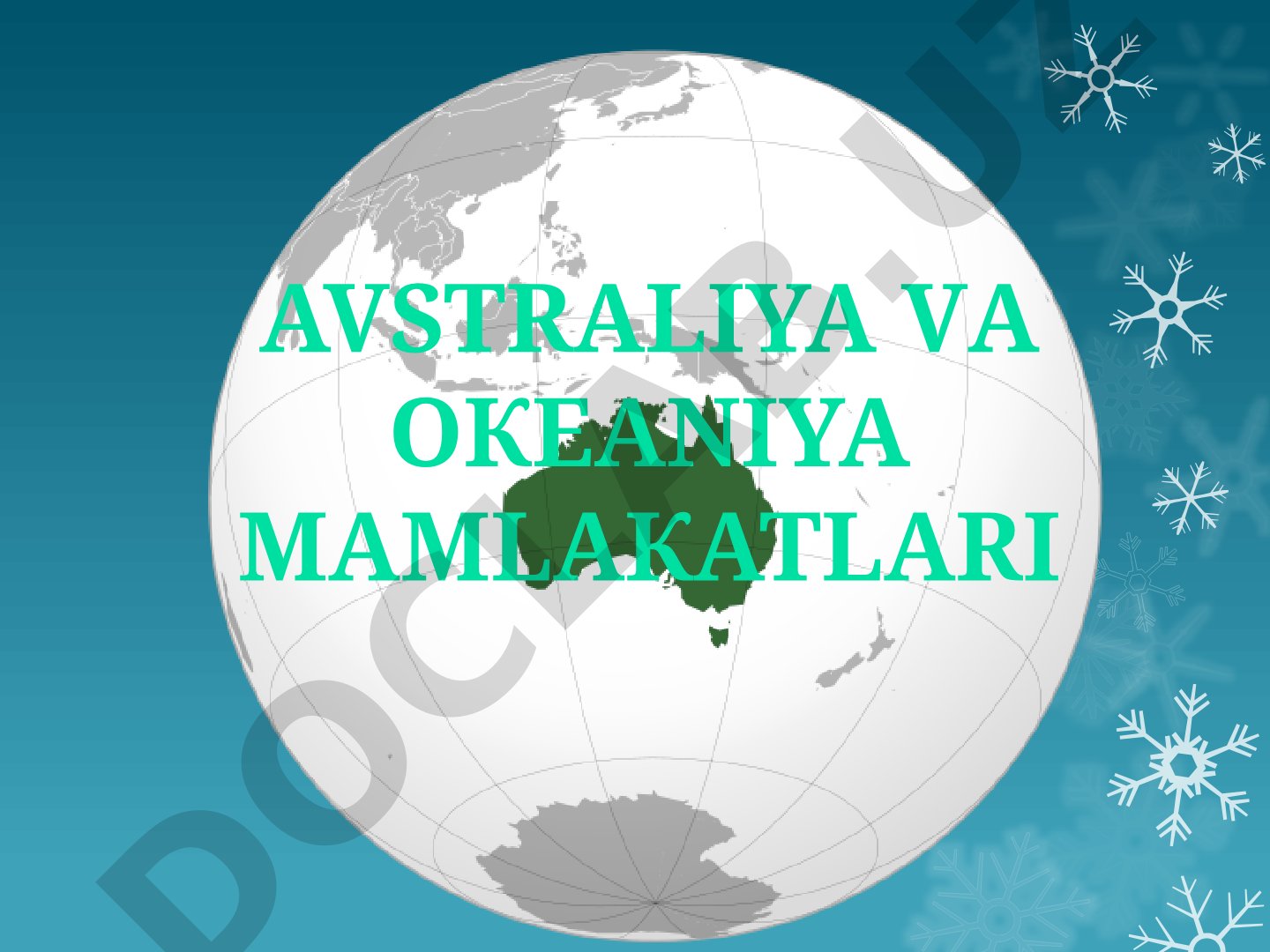 Avstraliya va Okeaniya mamlakatlari
