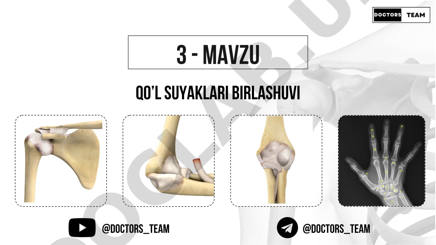 Qo'l suyaklari birlashuvi