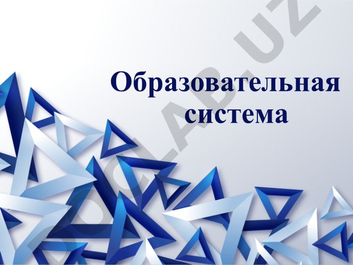 Образовательная система: этапы и учреждения