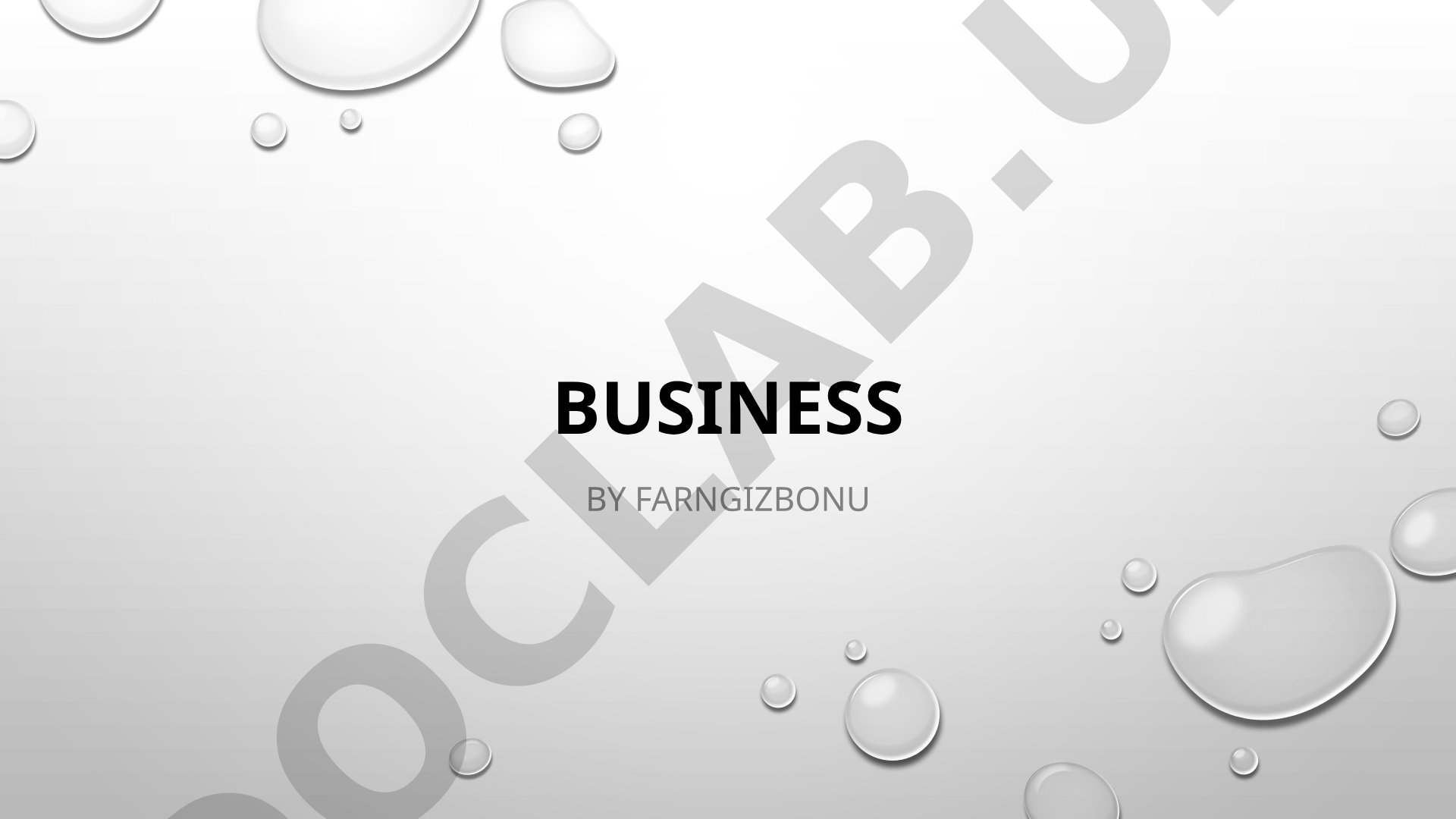 Explains what a business is and vocabulary for starting one