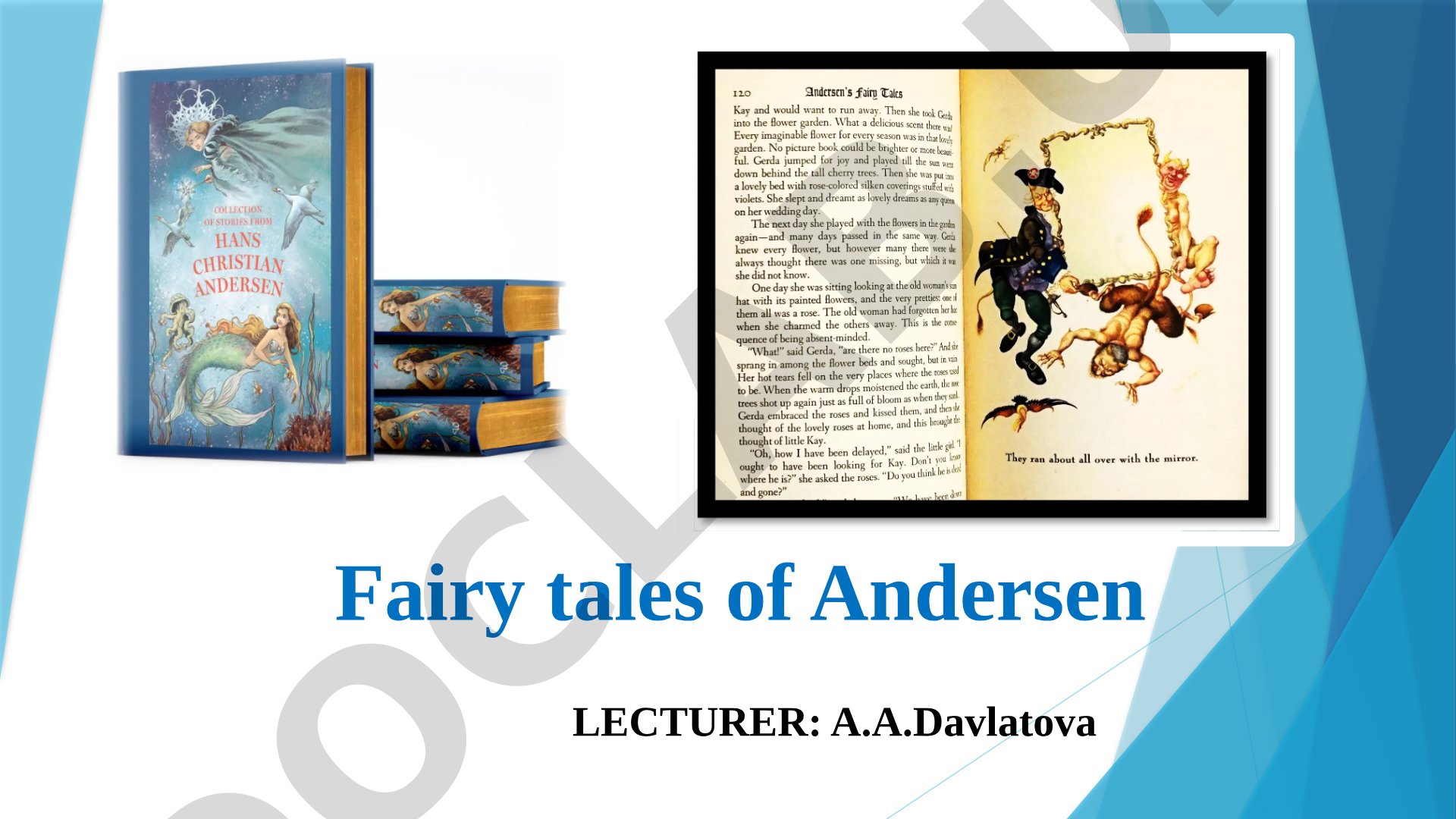 Fairy tales of Andersen