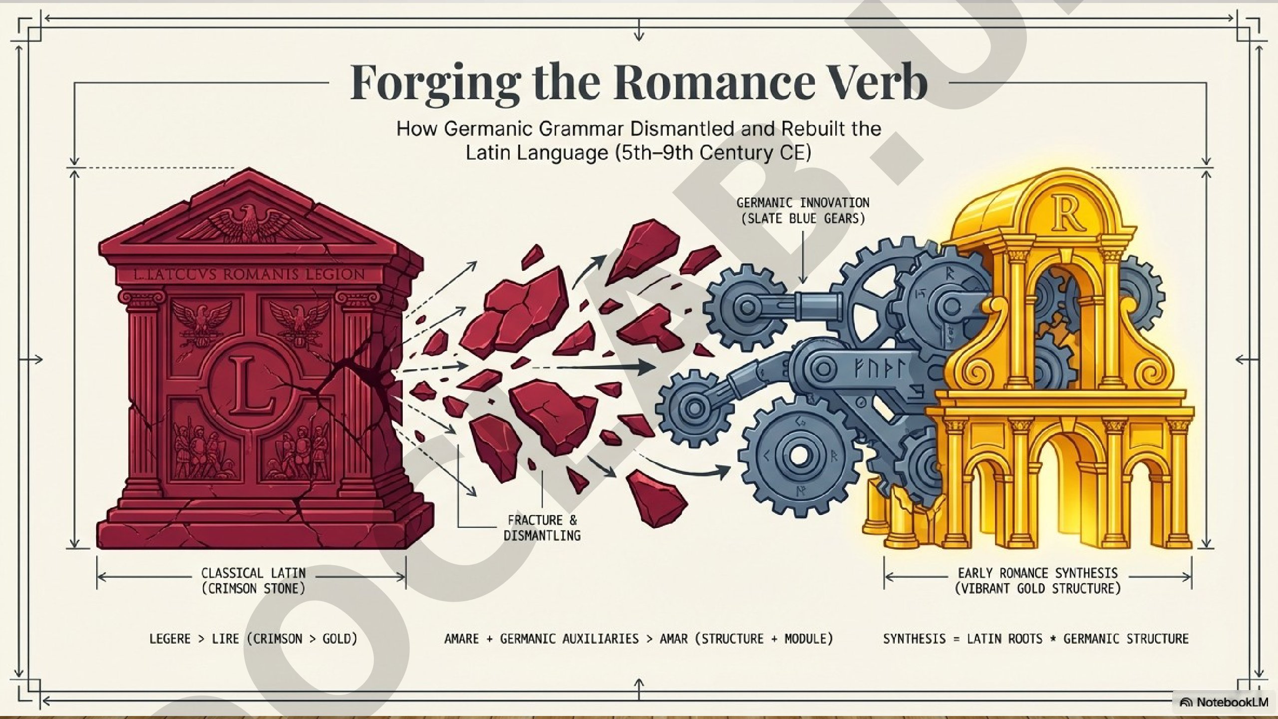 Crimson Stone and Latin Verb System