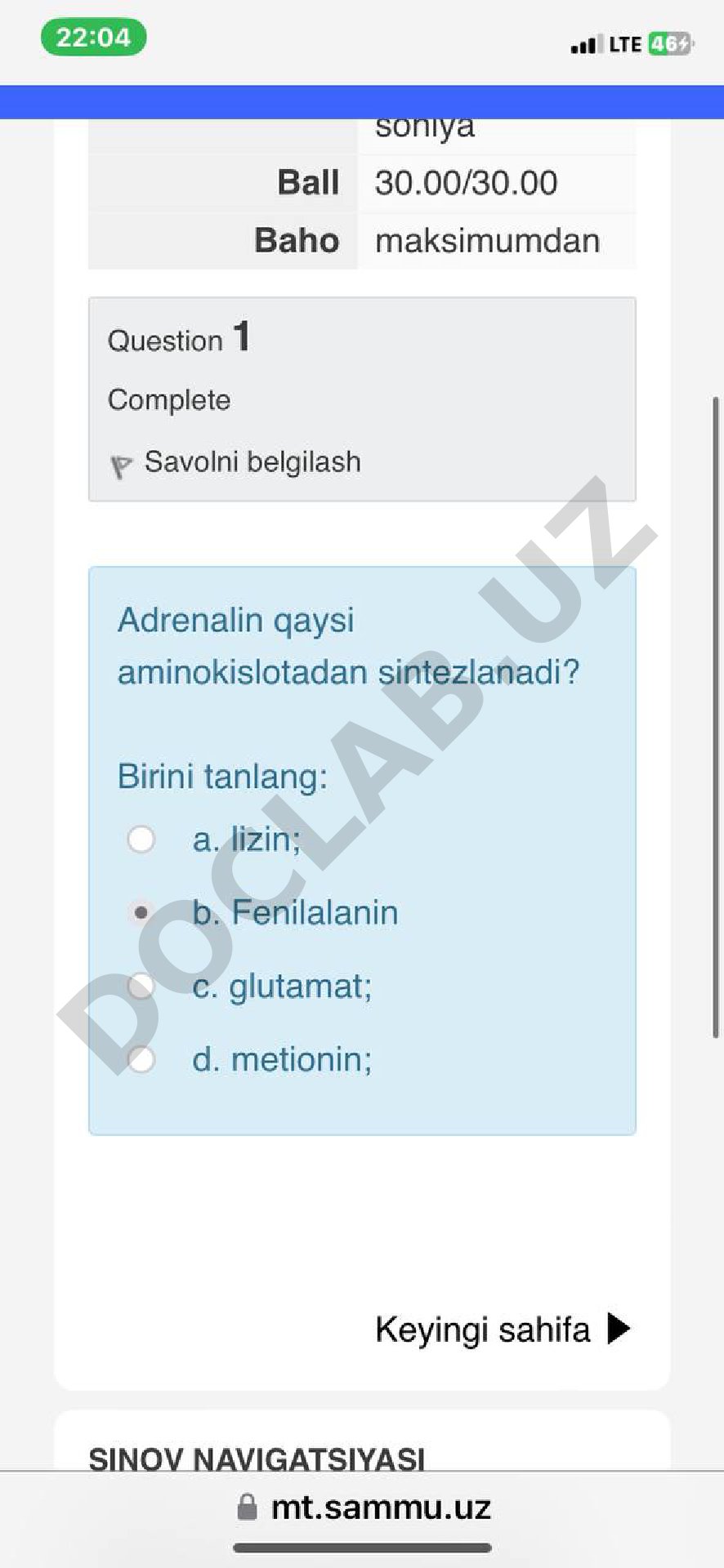 Malakaviy amaliyotni tashkil etish va o'tkazish tartibi