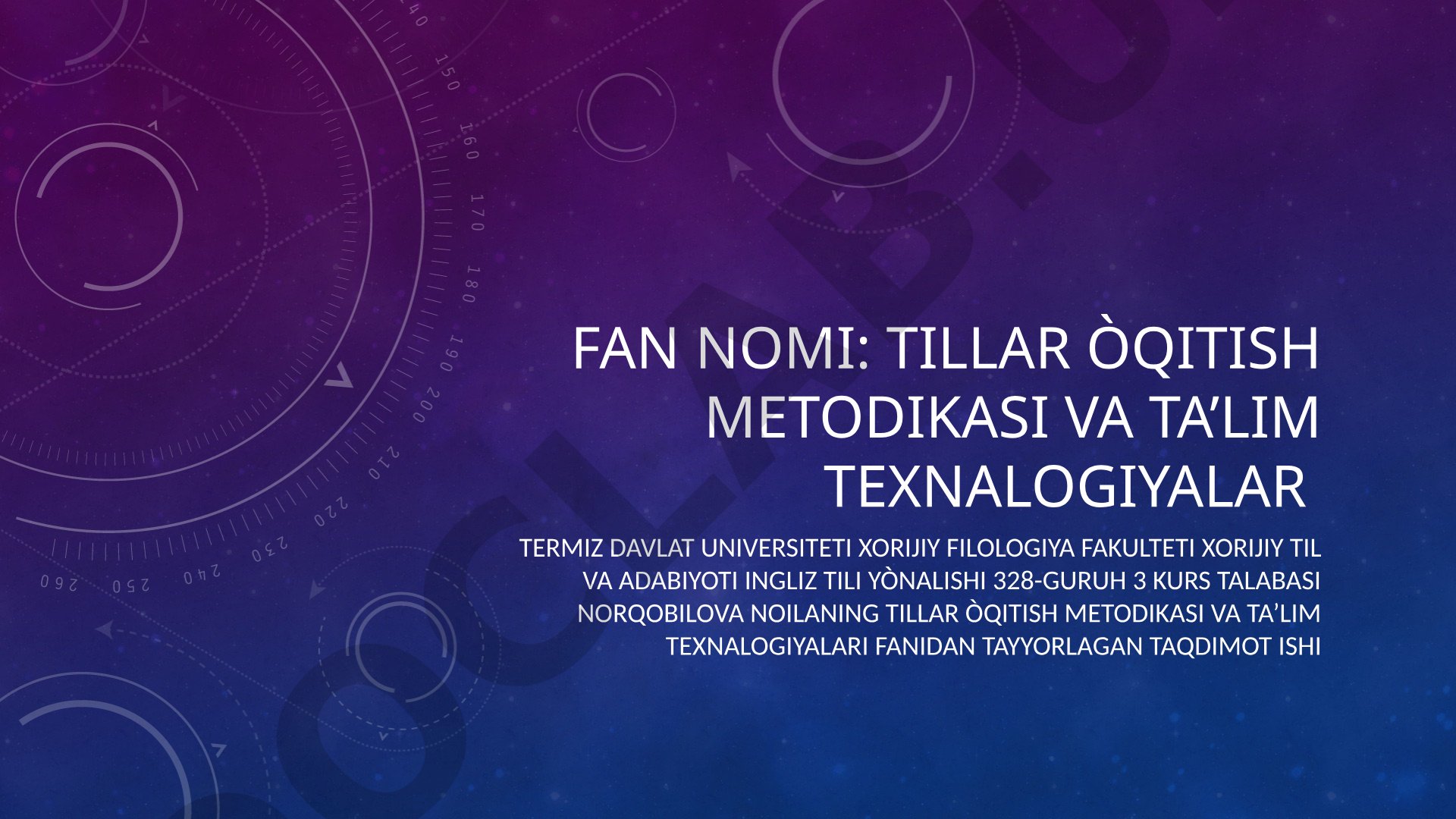 Using interactive methods of teaching foreign languages to teach vocabulary