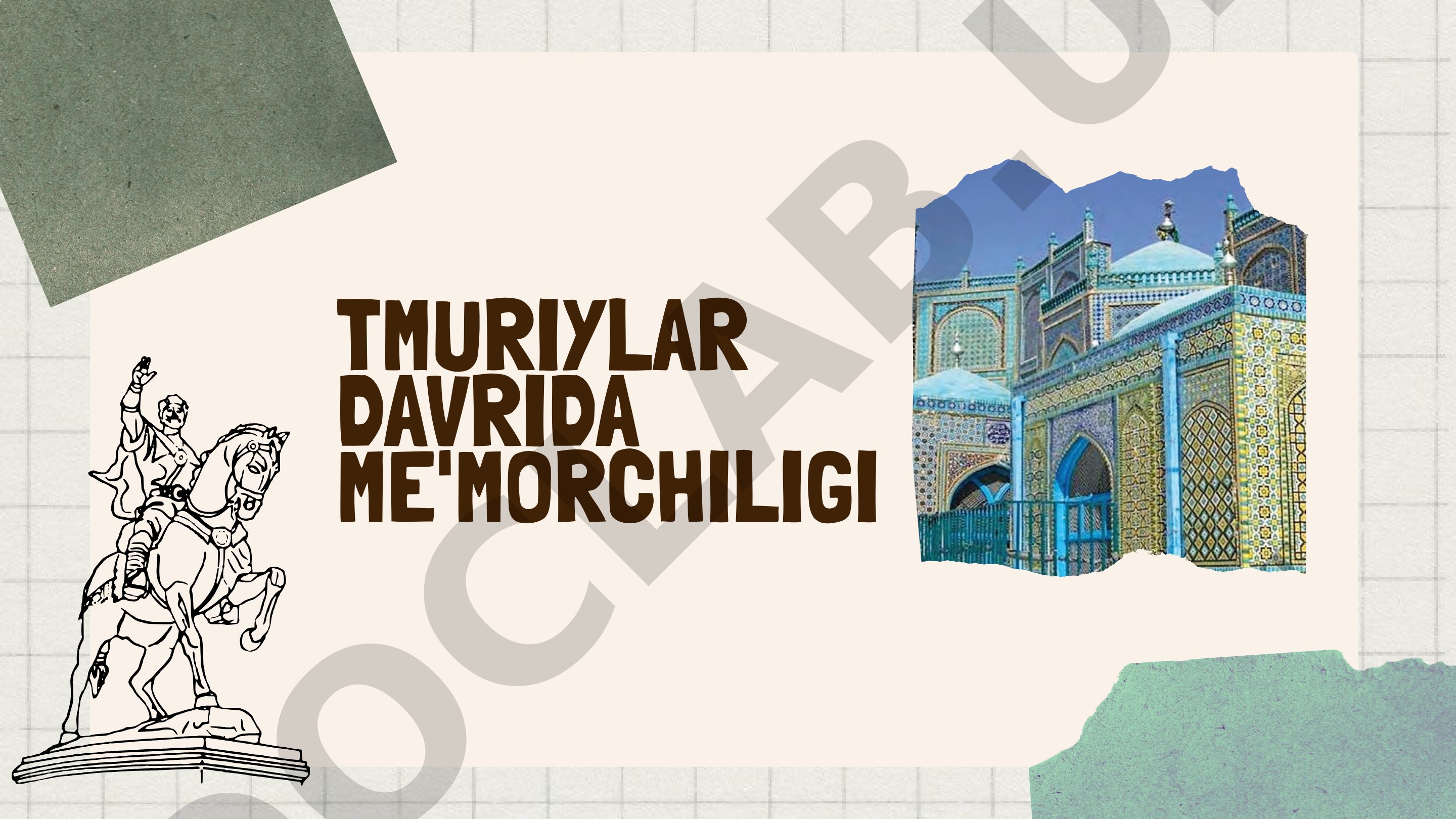 Temuriylar davri me'morchiligi