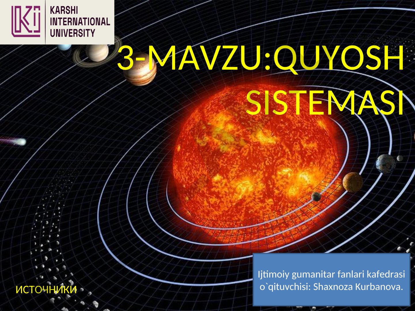 Quyosh sistemasi