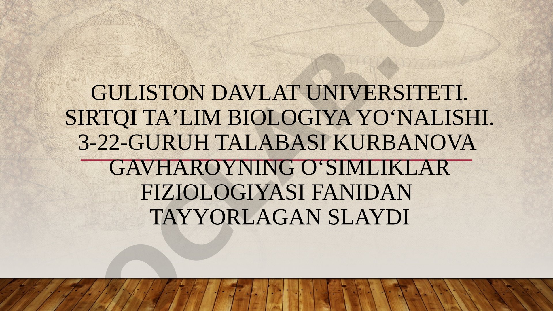 Sugʻoriladigan dehqonchilikning fizologik assoslari