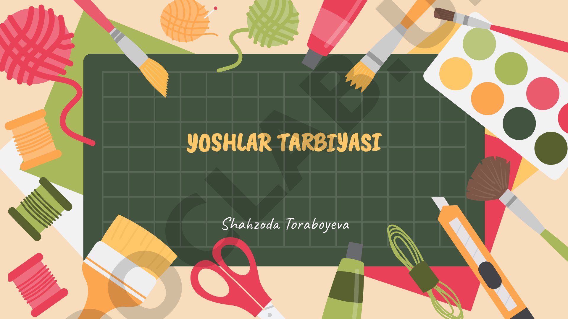 Yoshlar tarbiyasi